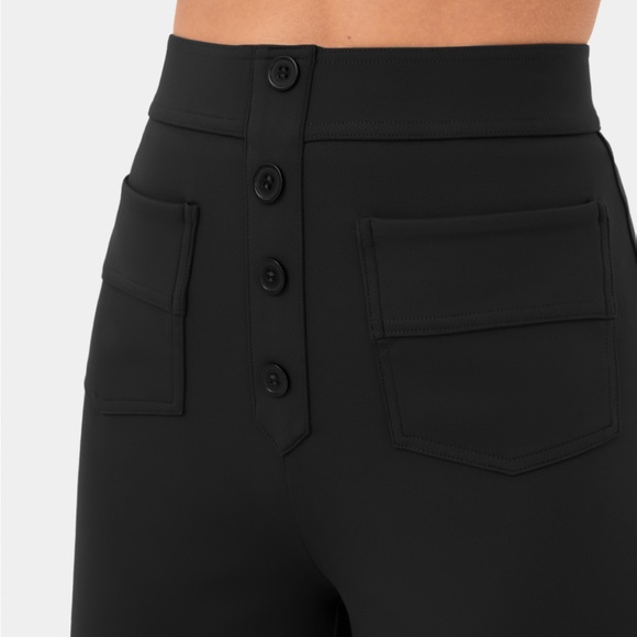 Halara High Waisted Button Multiple Pockets Straight Leg Casual Pants - Picture 2 of 12